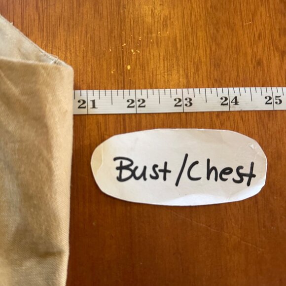 I.N.C. International concepts Linen Button-Down Vest Tan Size 14 Classic Fit - Picture 3 of 7